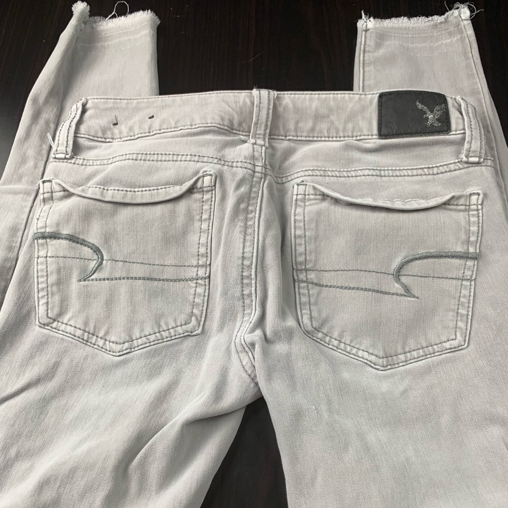 SOLD!!!AE light Grey Jeggings